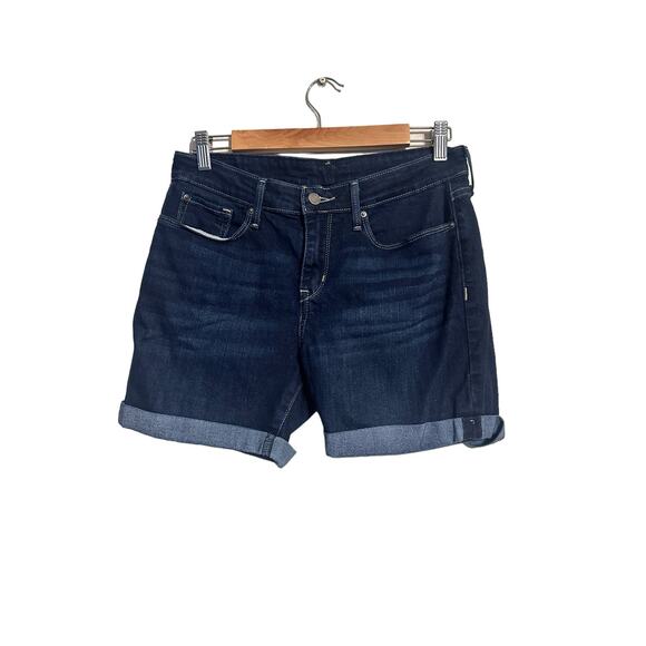 Signature Levi Strauss Blue Denim Jean Shorts Size 4 - Picture 1 of 6